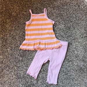 Old Navy Toddler Matching Set - Pink and Orange, size 18-25m GUC